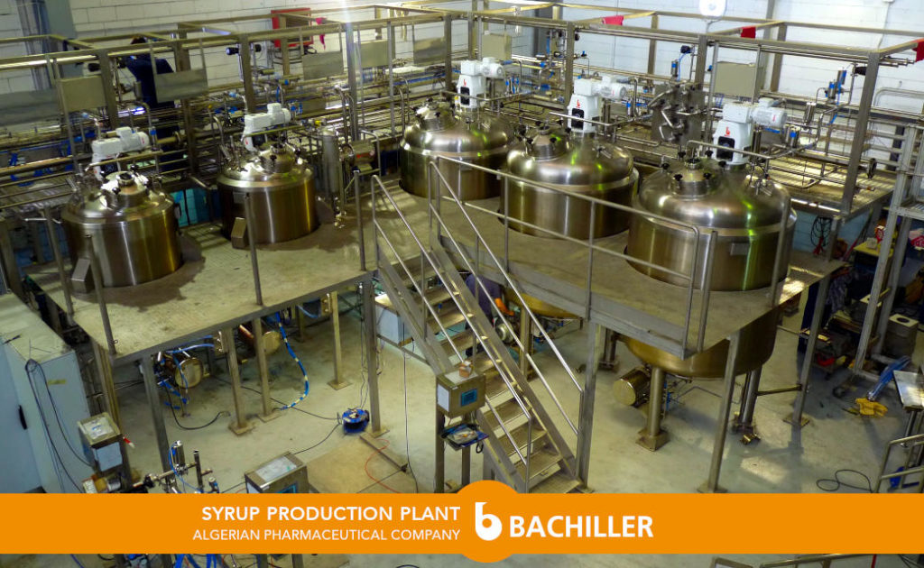 Pharmaceutical syrup production plant for Algeria