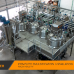 Turnkey project designed for the production of food creams and emulsions